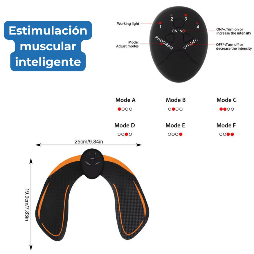 PulseBooty Pro® - Activa y tonifica tus glúteos en casa