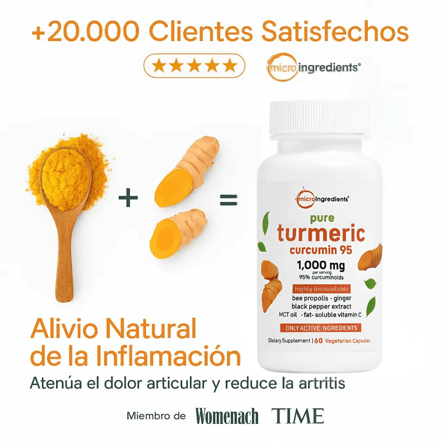 Turmeric Curcumin®️ - Alivio natural del dolor articular e Inflamación