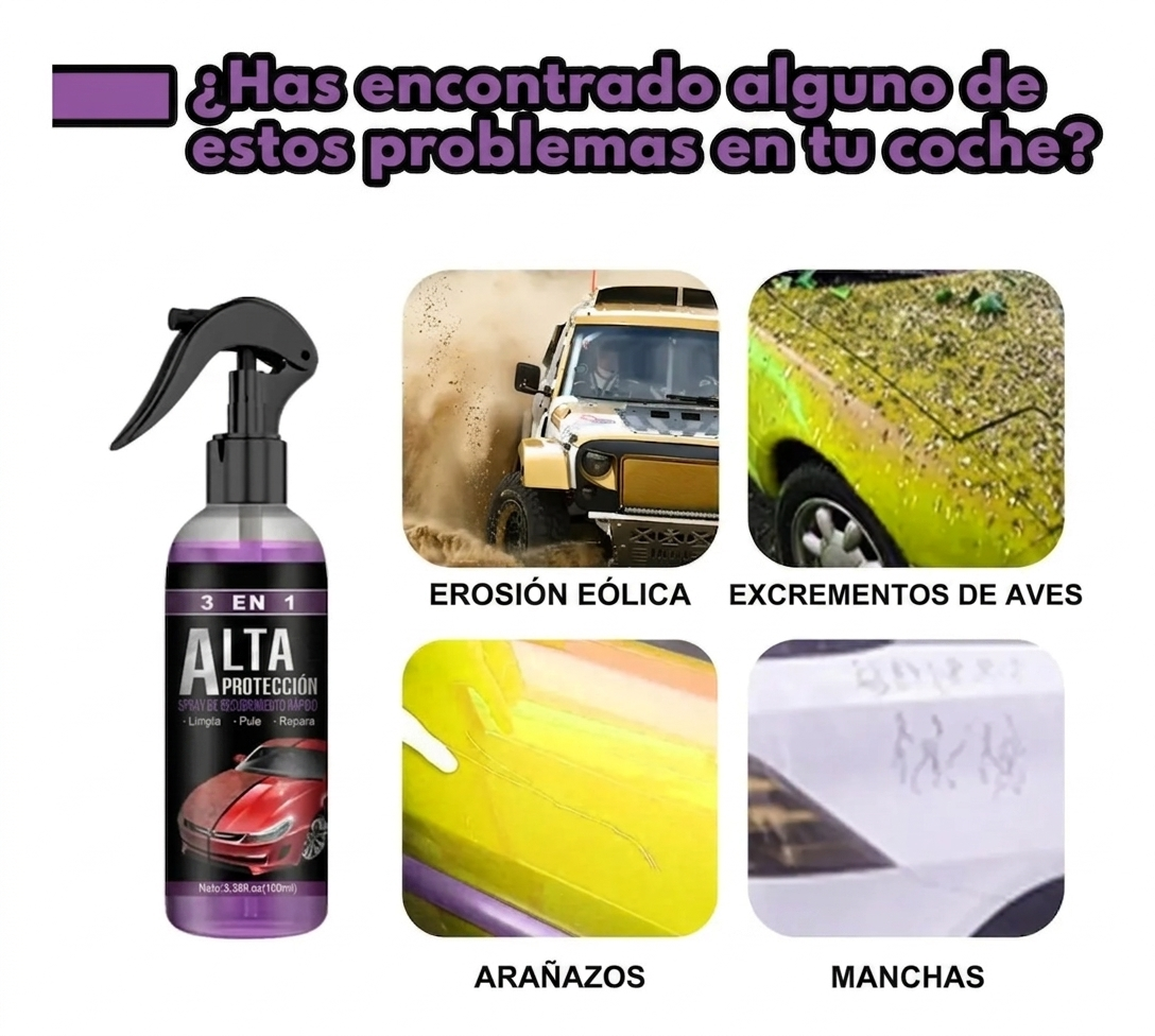 NanoShine 3 en 1® - 1 Spray de Regalo 🎁