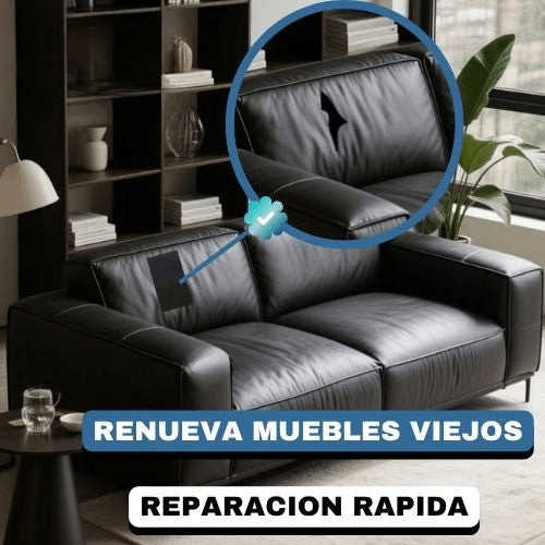 LeatherPro® - 2x1 Rollos de 3 Metros de Cuero Adhesivo