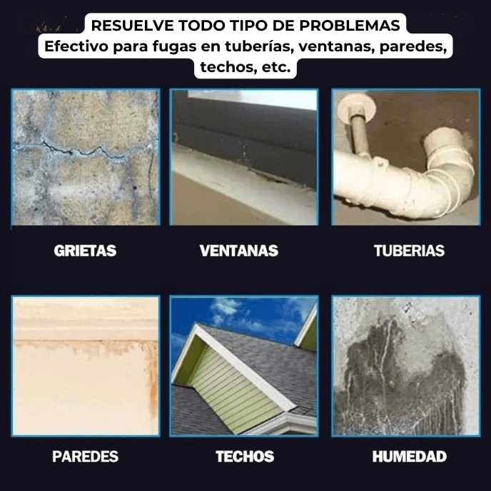 HidroStop Pro® - Sellador que Detiene Filtraciones y Humedad