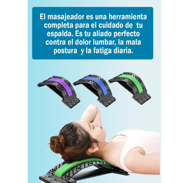 LumbarReset Pro® - Estirador de Espalda para Aliviar Tensión en Casa