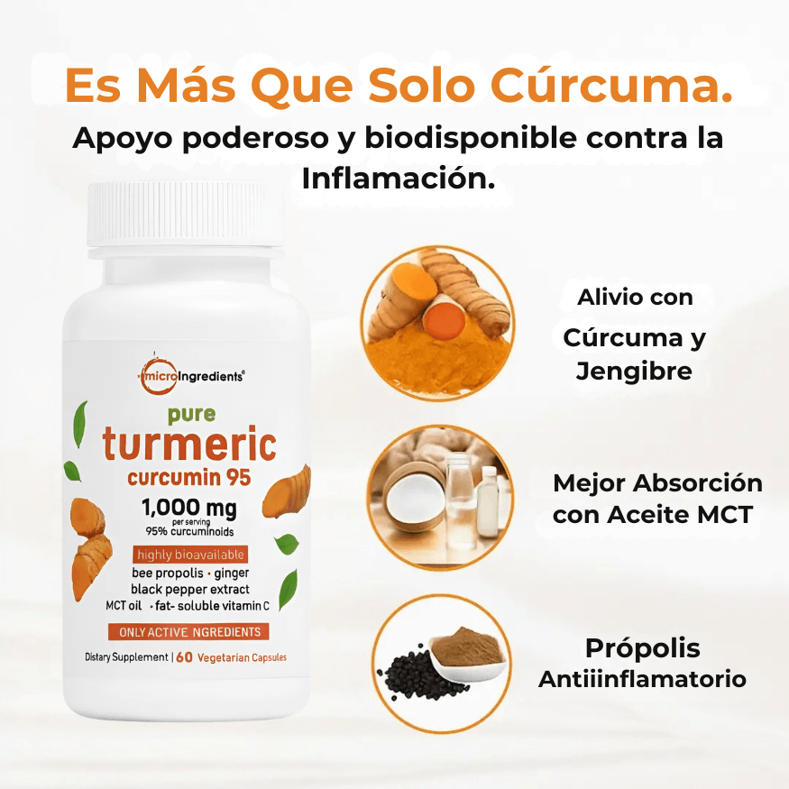 Turmeric Curcumin®️ - Alivio natural del dolor articular e Inflamación