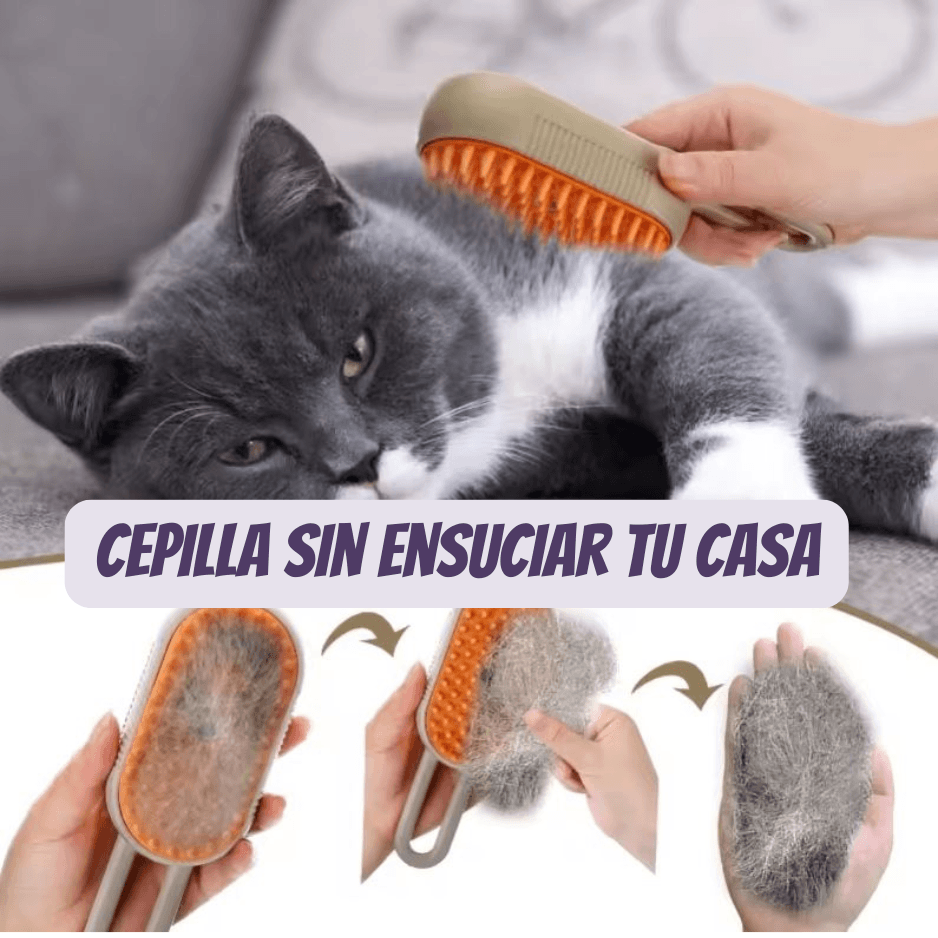FurClean Pro® - Cepillo a Vapor que evita pelo volando al cepillar