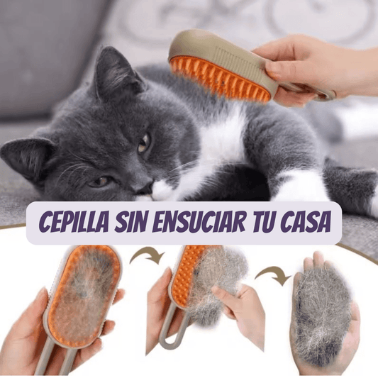 FurClean Pro® - Cepillo a Vapor que evita pelo volando al cepillar