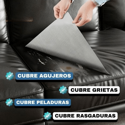 LeatherPro® - 2x1 Rollos de 3 Metros de Cuero Adhesivo
