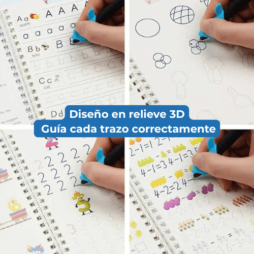 Sank Magic® – Pack Libros Mágicos Montessori Reutilizables