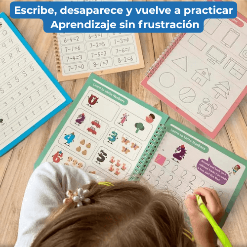 Sank Magic® – Pack Libros Mágicos Montessori Reutilizables