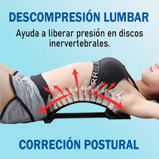 LumbarReset Pro® - Estirador de Espalda para Aliviar Tensión en Casa