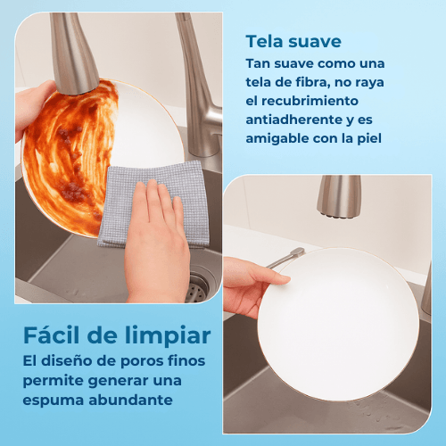 CleanPro Max® – Paños Antiadherente para limpiar sin esfuerzo y sin rayar