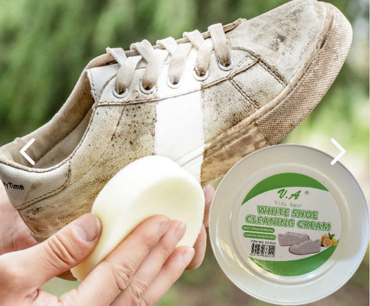 Crema limpiadora para zapatillas