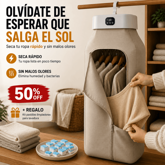 DryGo® - Secadora Portátil de Ropa