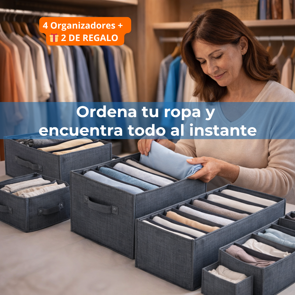 ClosetFlow® - Organizador de ropa para ordenar y ahorrar tiempo