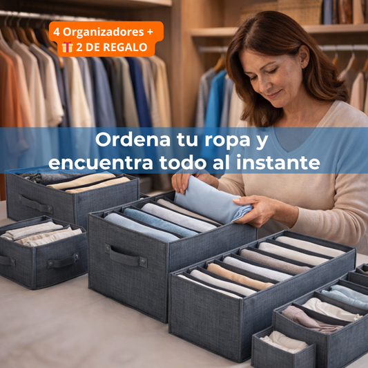ClosetFlow® - Organizador de ropa para ordenar y ahorrar tiempo