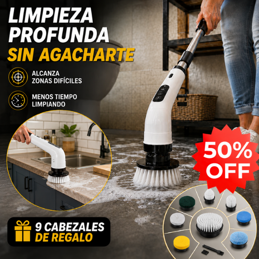 CleanFast® - Kit Cepillo Eléctrico 9 en 1