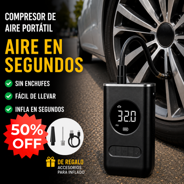 AirForce® - Compresor Digital Portátil