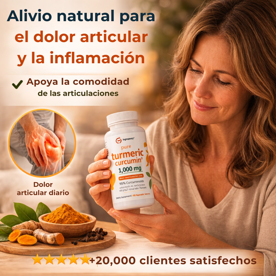 Turmeric Curcumin®️ - Alivio natural del dolor articular e Inflamación