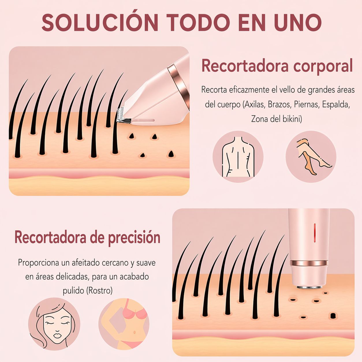 SoftSkin® - 2 en 1 Sin Irritación