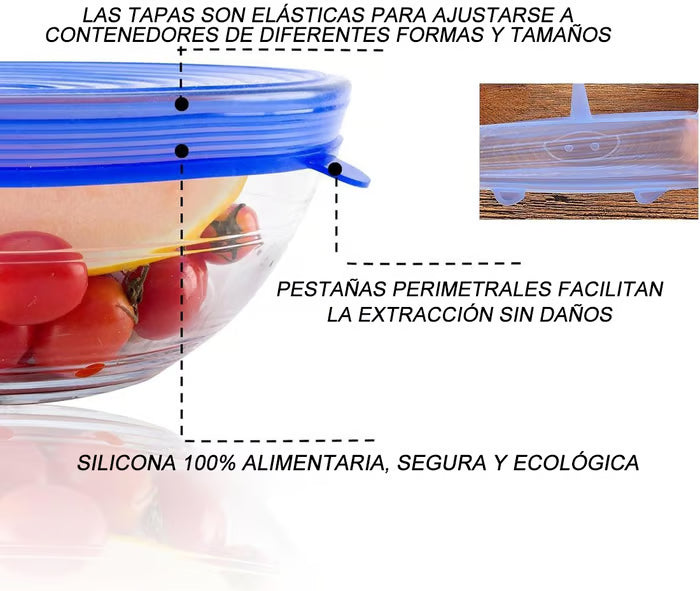 FreshSilicone® - Tapas de Silicona