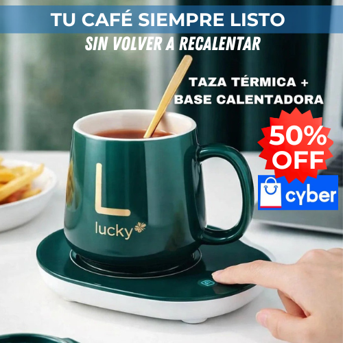 Lucky® - Taza con Calentador Inteligente